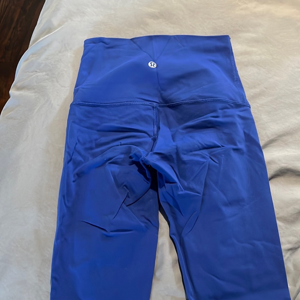 Lulu lemon blue leggings size 2
